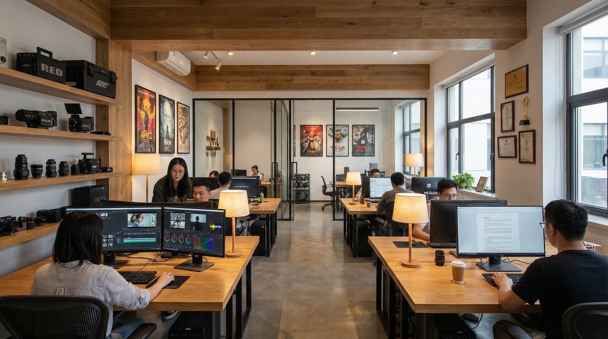 18禁影视传媒公司办公环境